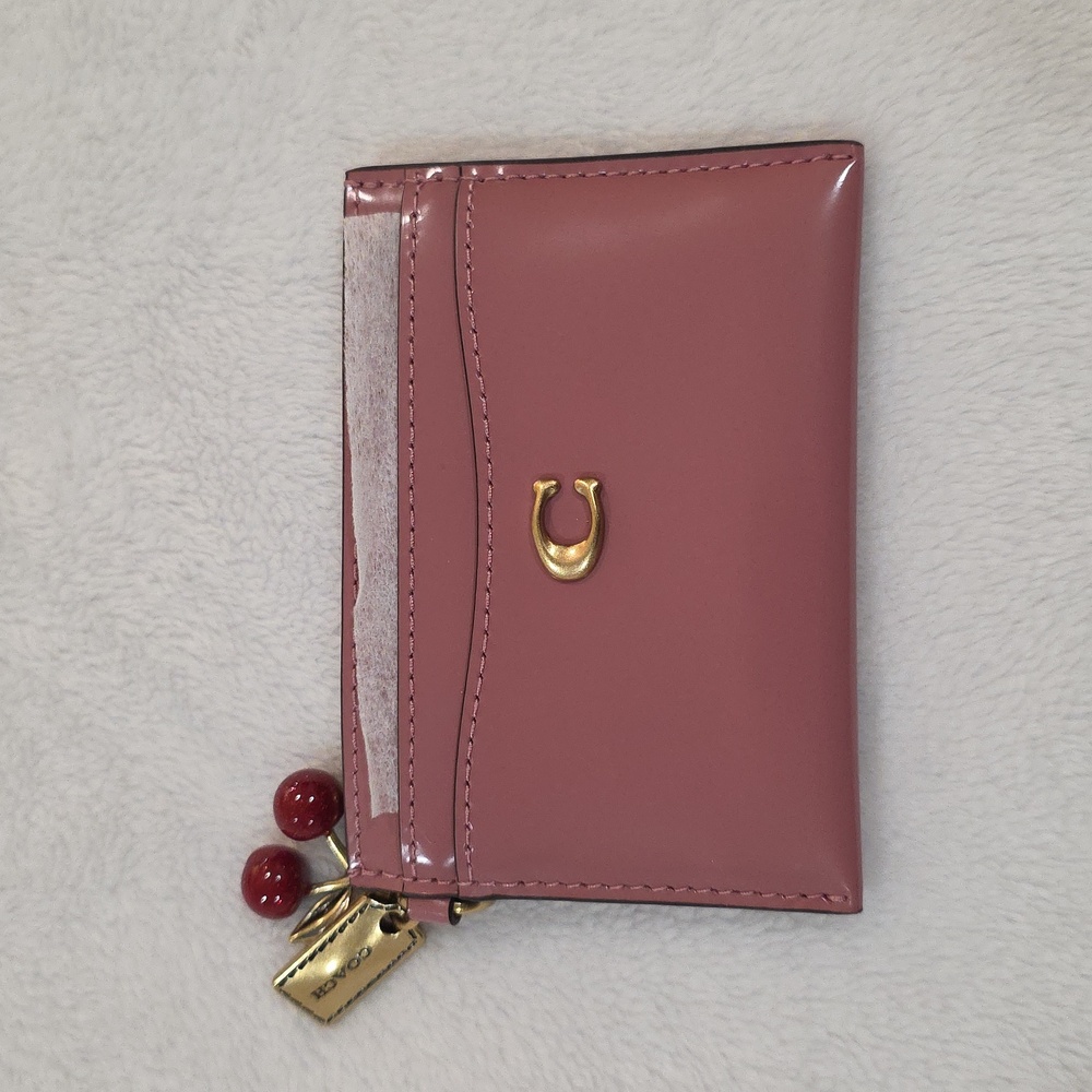Essential Card Case In Spazzolato Leather With Charms - Picture 2 of 4